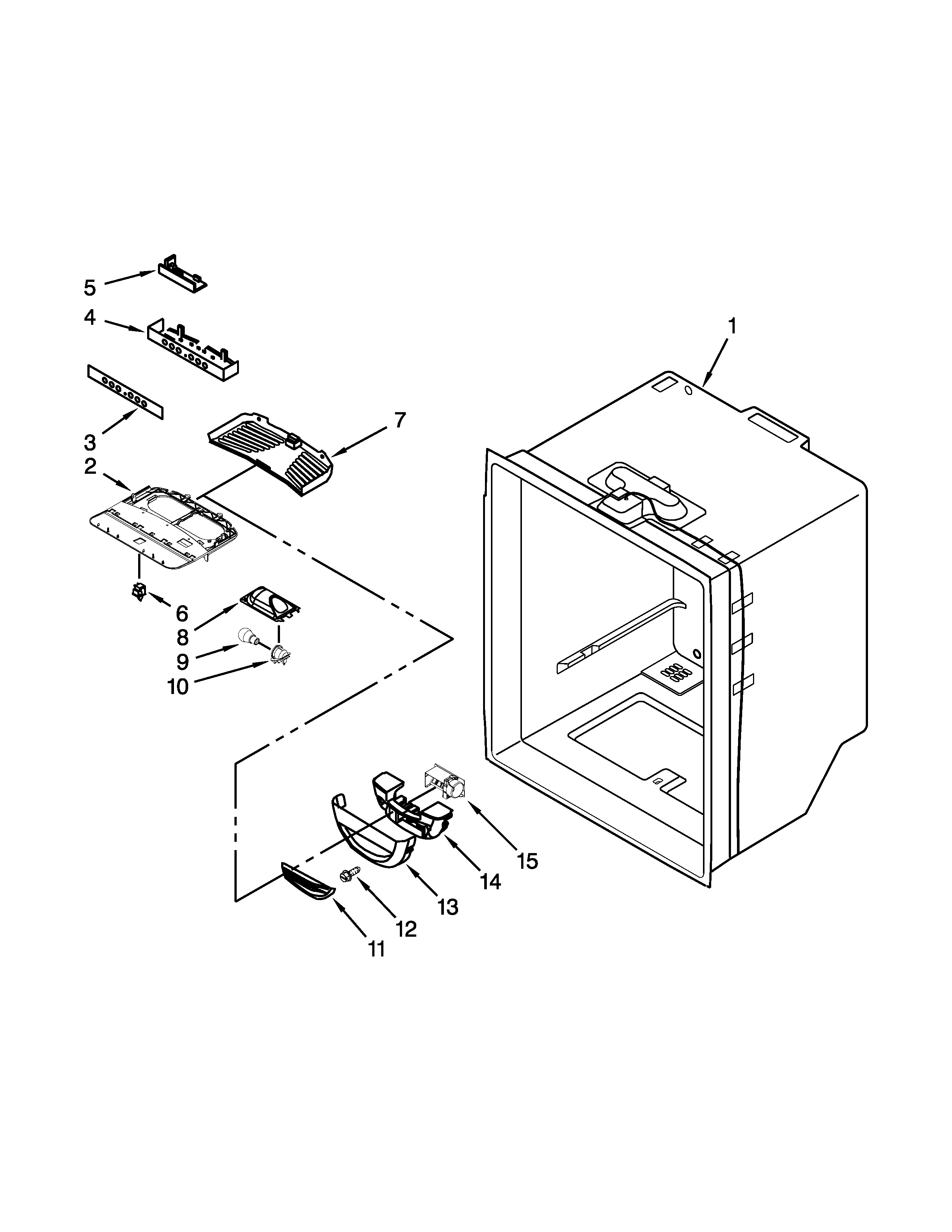 REFRIGERATOR LINER PARTS