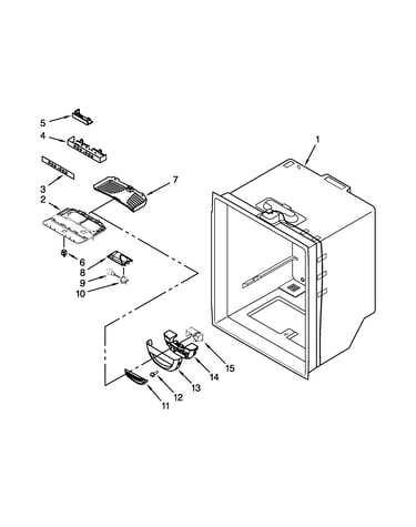 Refrigerator liner parts