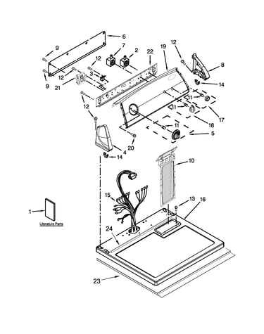 Top and console parts