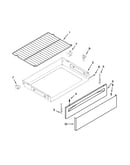 Drawer and rack parts