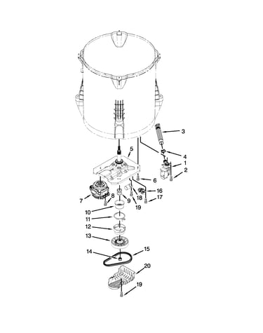 Gearcase, motor and pump parts