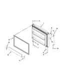 Freezer door parts