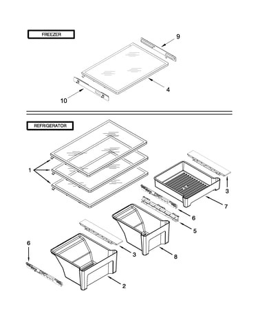 Shelf parts