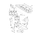 Whirlpool WGG755S0BS01 manifold parts diagram