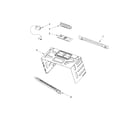 Whirlpool WMH53520CW0 cabinet and installation parts diagram