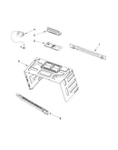 Cabinet and installation parts