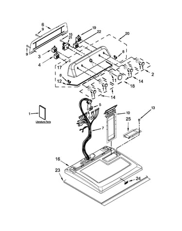 Top and console parts