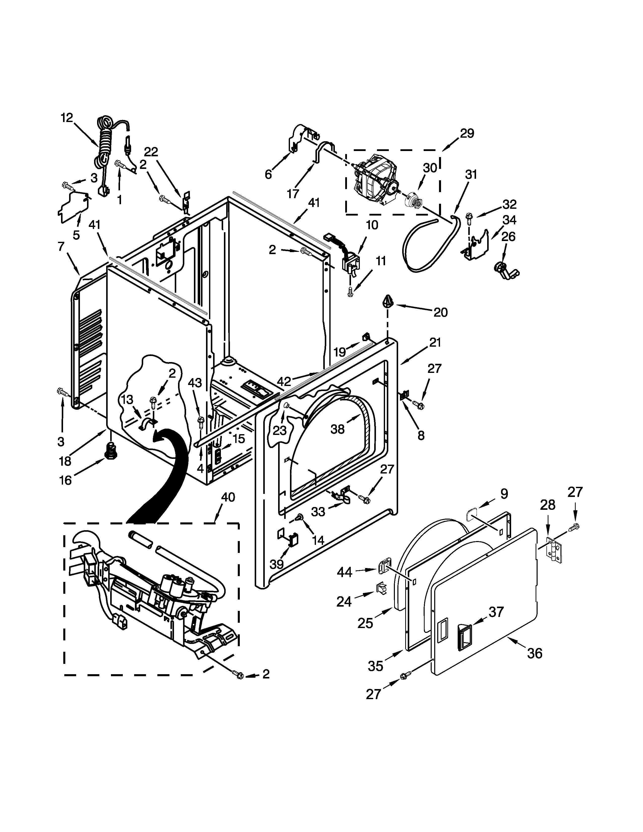 Cabinet parts