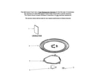 Whirlpool WMC30516AW0 turntable parts diagram