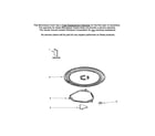 Whirlpool WMC50522AW0 turntable parts diagram