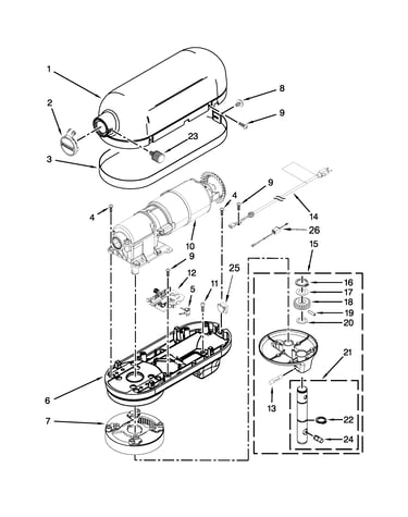 Case, gearing and planetary unit parts
