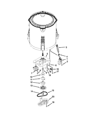 Gearcase, motor and pump parts