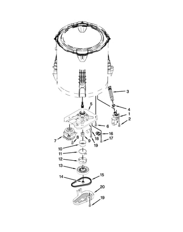 Gearcase, motor and pump parts
