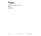 Whirlpool WMC10007AW0 cover sheet diagram