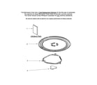 Whirlpool WMC10009AW0 turntable parts diagram