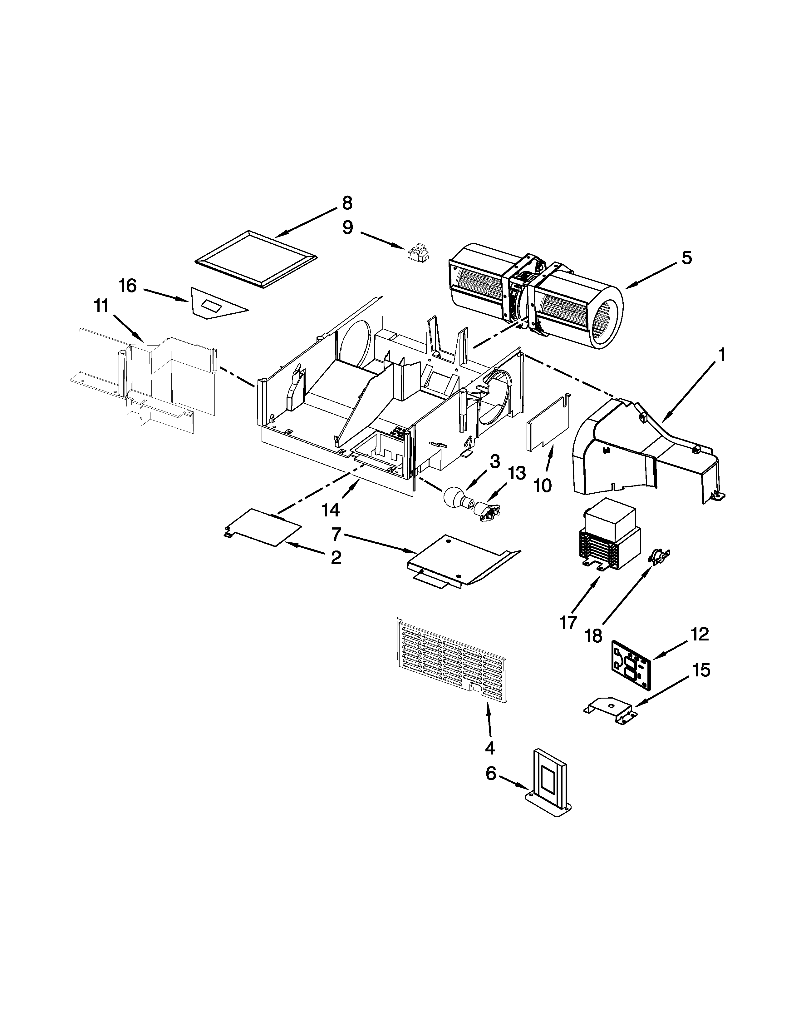 Air flow parts