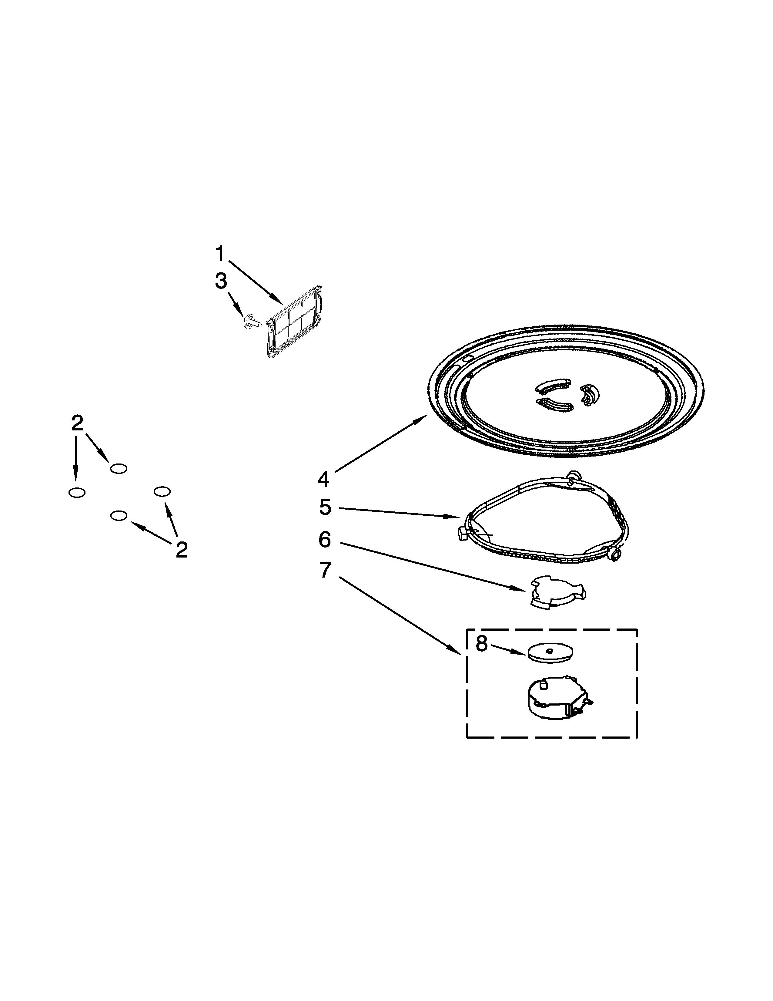 Turntable parts