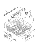 Upper rack and track parts
