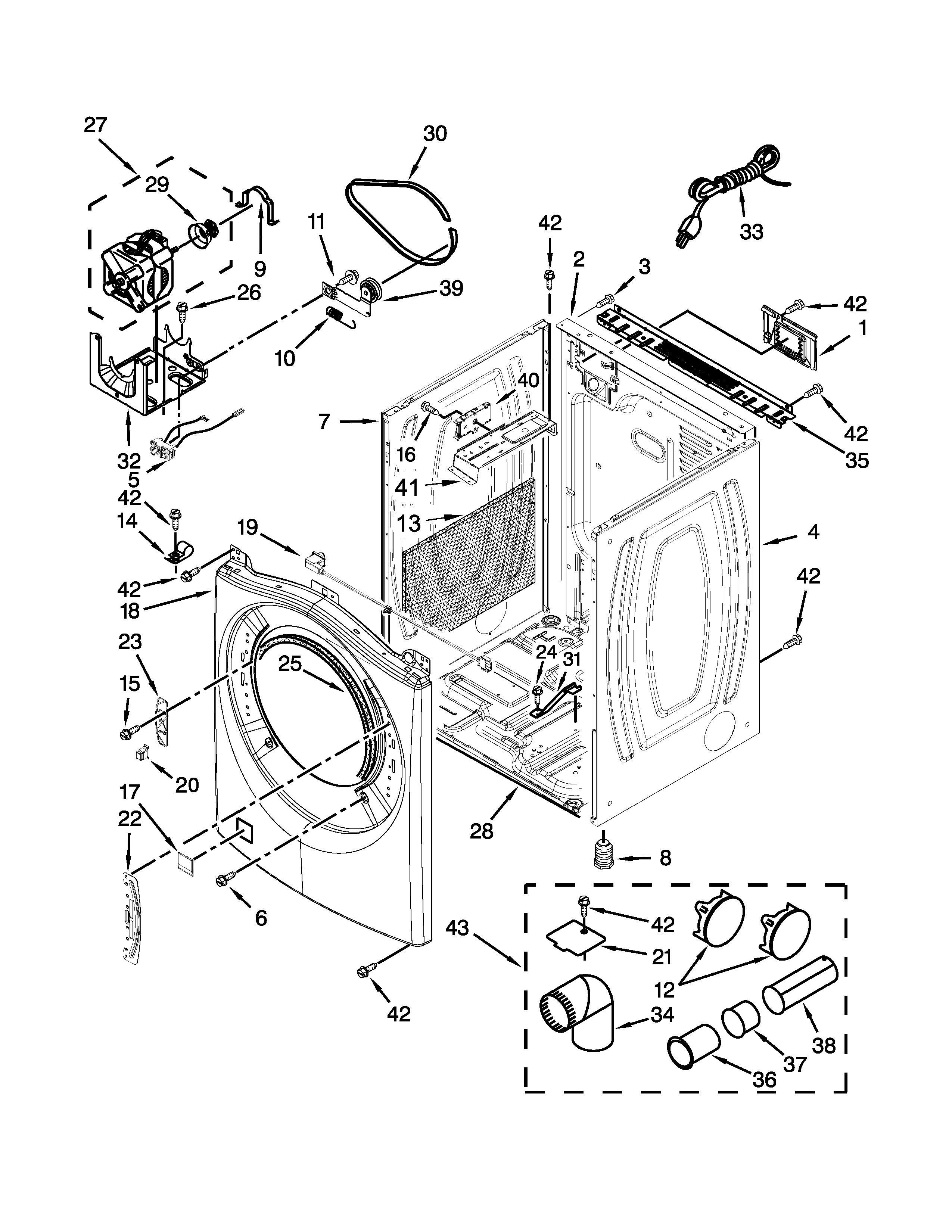 Cabinet parts
