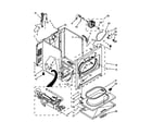Whirlpool 7MWGD1900DW0 cabinet parts diagram