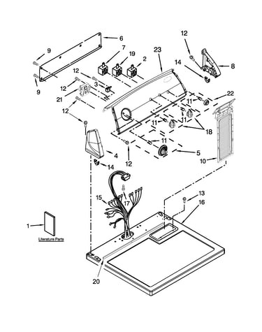 Top and console parts