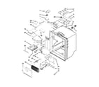 Maytag 7MF2976AEM00 refrigerator liner parts diagram