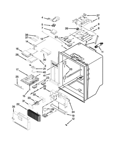 Refrigerator liner parts