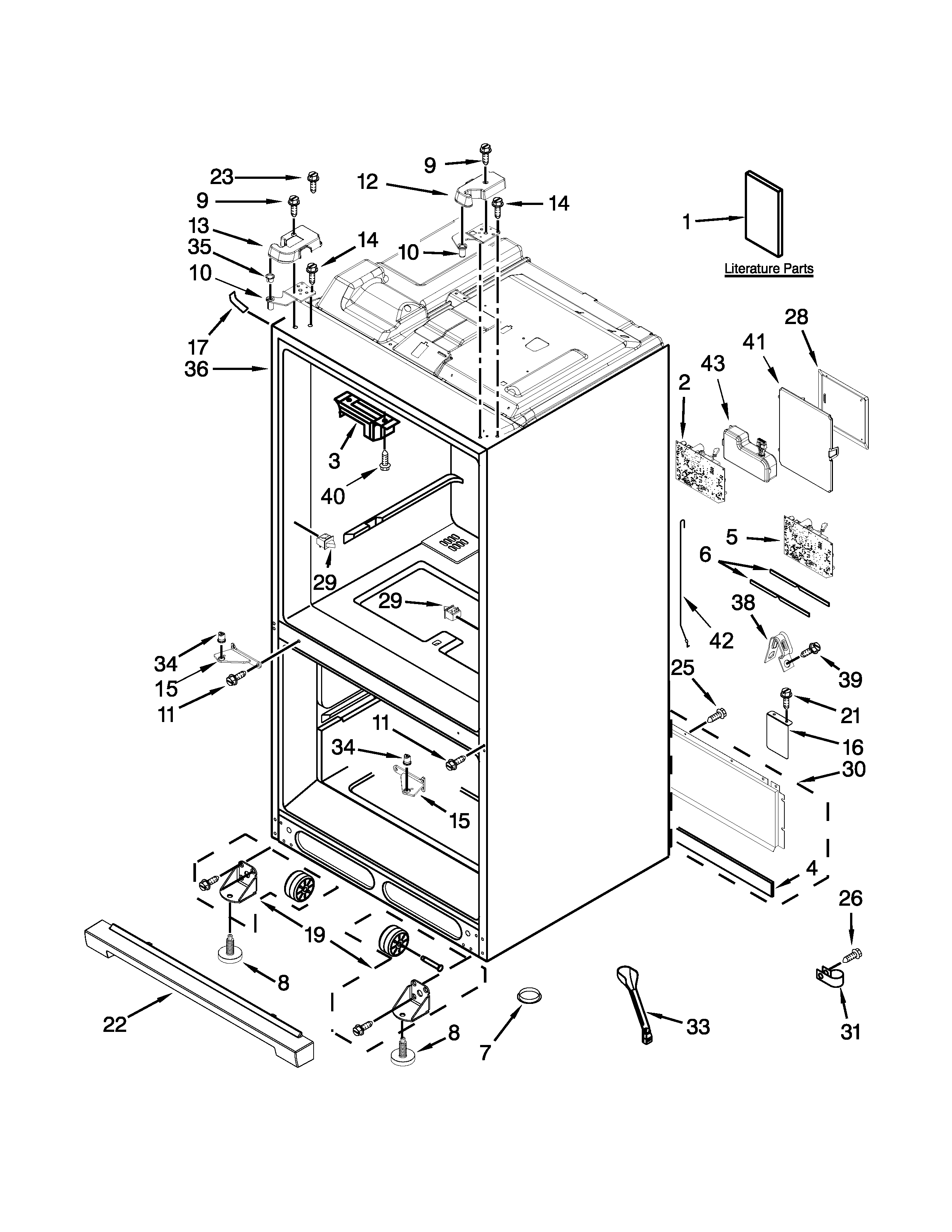 Cabinet parts