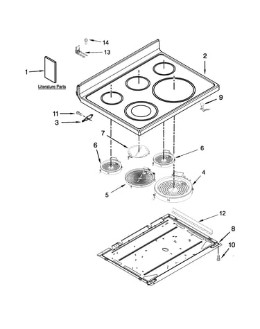 Cooktop parts