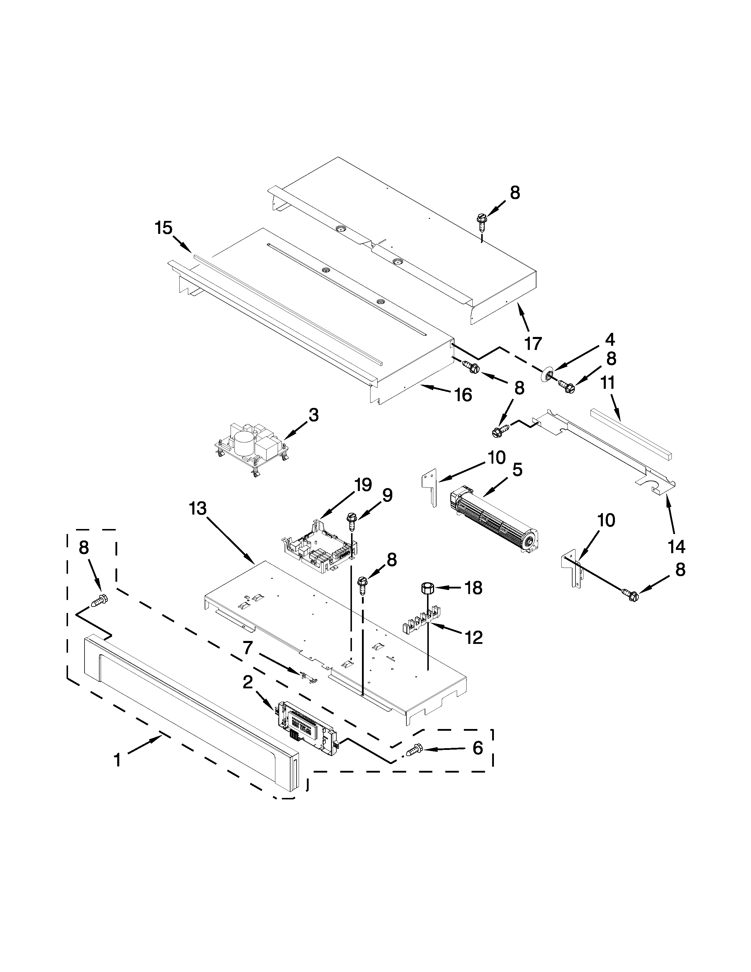 Control panel parts