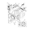 Whirlpool WGD88HEAW0 cabinet parts diagram