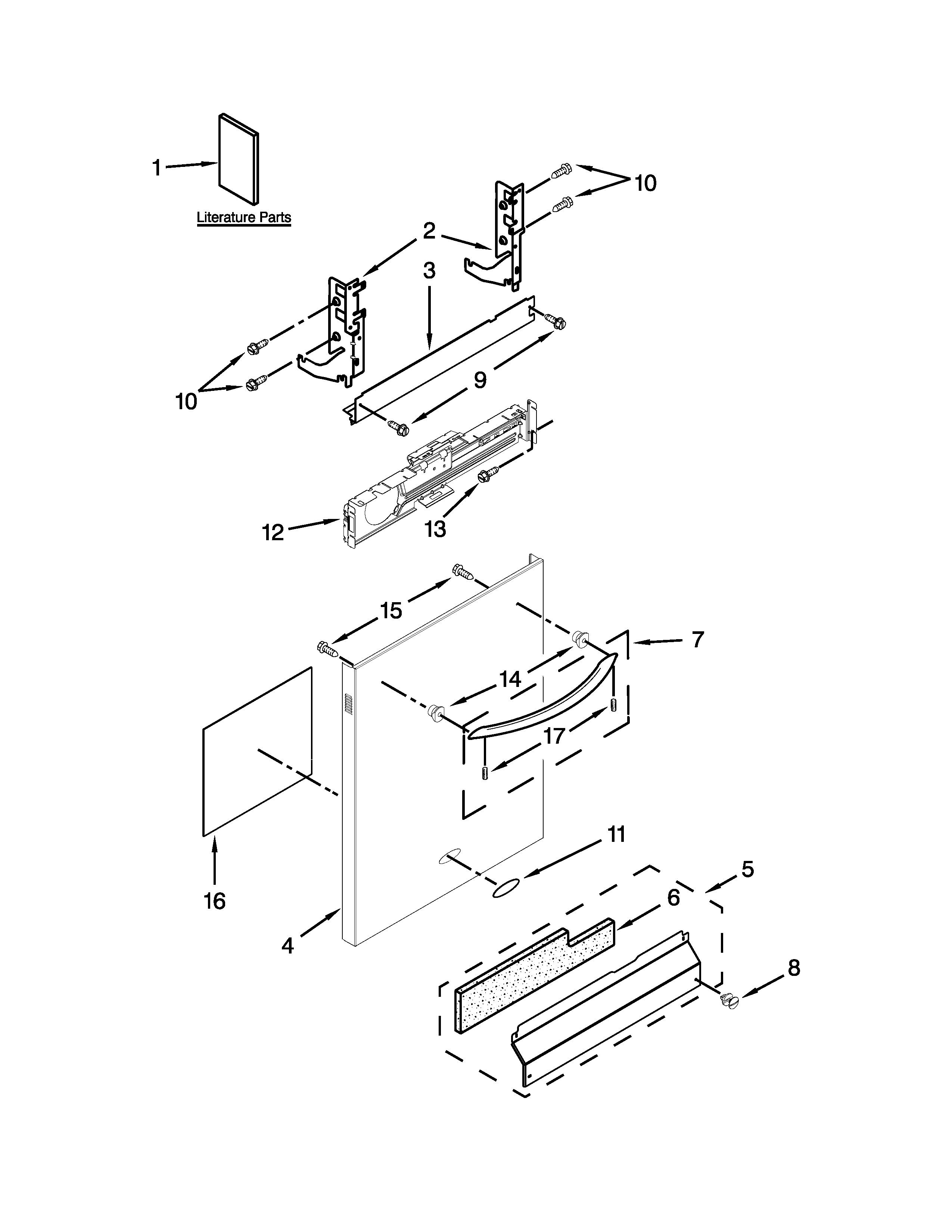 Door panel parts