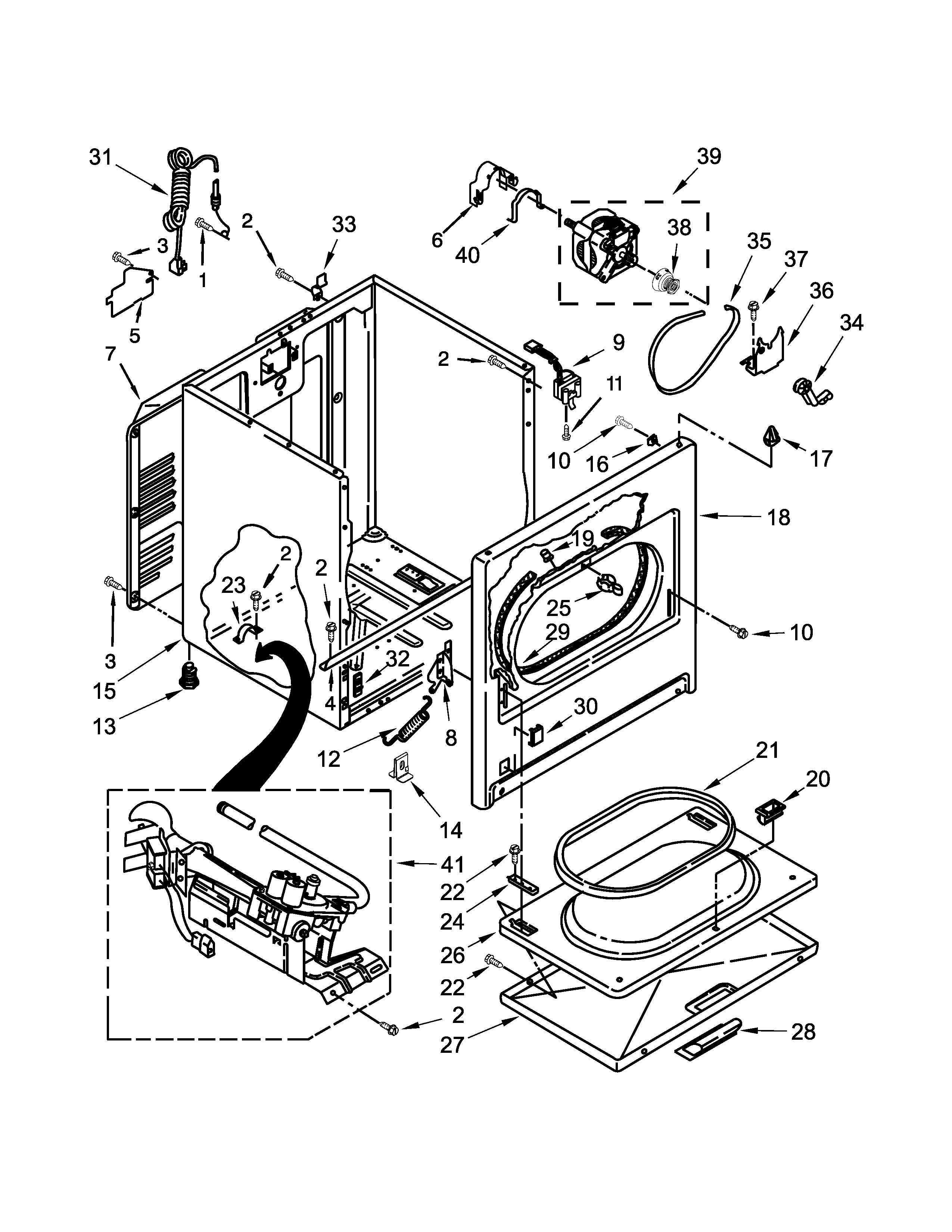 Cabinet parts