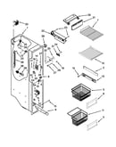 Freezer liner parts