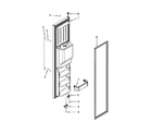 Jenn-Air JCD2395WES01 freezer door parts diagram
