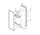 Maytag MSF25D4MDM00 refrigerator door parts diagram