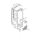 Whirlpool GC3SHAXVQ00 refrigerator liner parts diagram