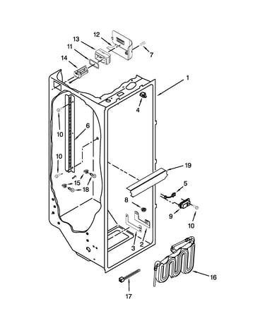 Refrigerator liner parts