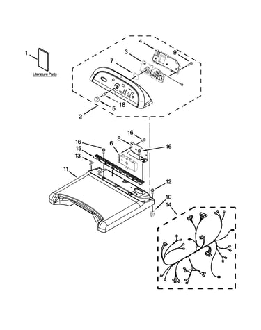 Top and console parts