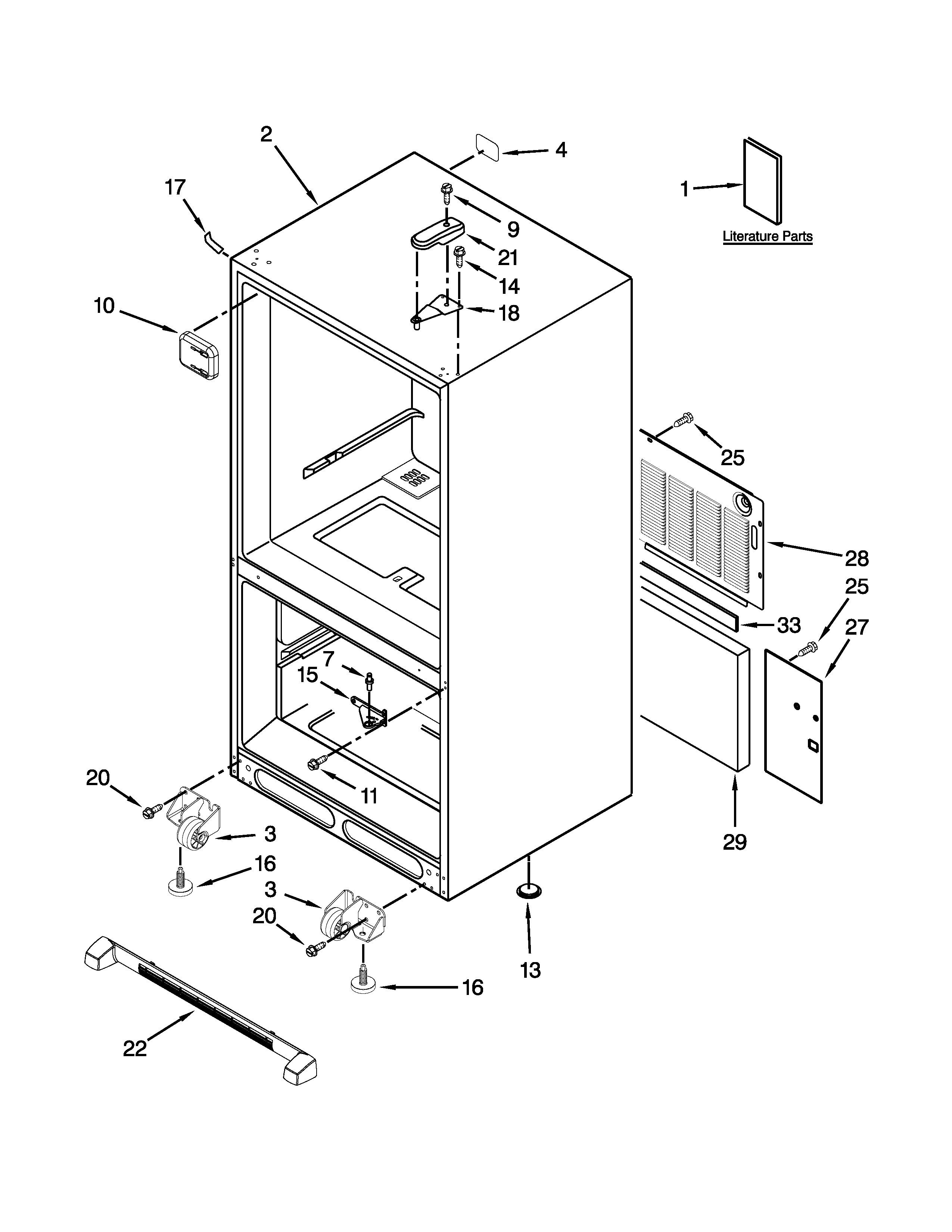 Cabinet parts