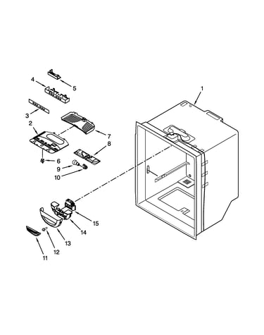 Refrigerator liner parts