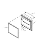 Freezer door parts