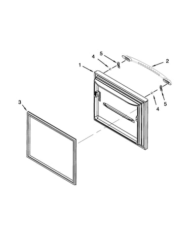 Freezer door parts