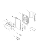 Dispenser front parts