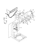 Controls and water inlet parts