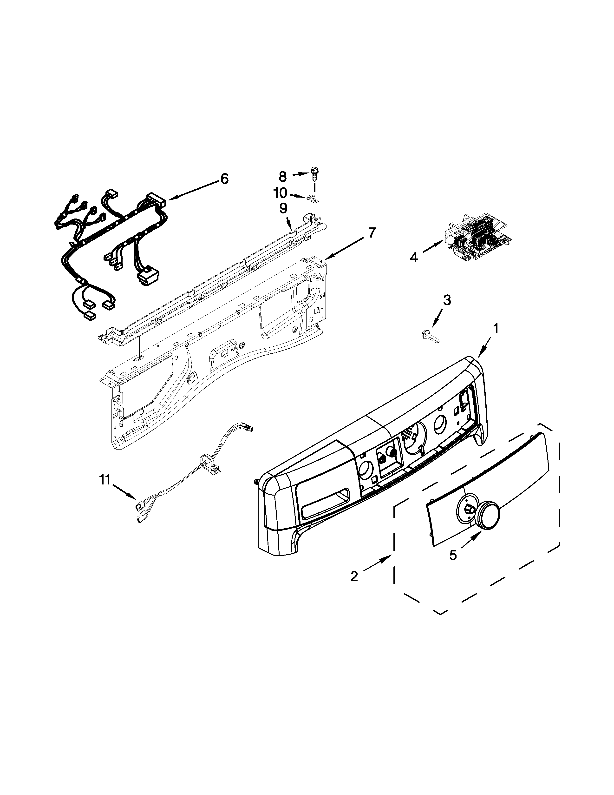 Control panel parts
