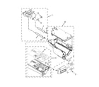 Maytag MHW5400DC0 dispenser parts diagram