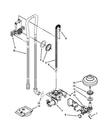 Fill, drain and overfill parts