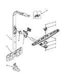 Upper wash and rinse parts