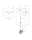 Motor and ice container parts